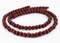 The Bead Chest Natural 8mm Wooden Beads in Red - Cherry for Jewelry Making – Round Loose Wood Spacer Beads I Approximately 55 Beads
